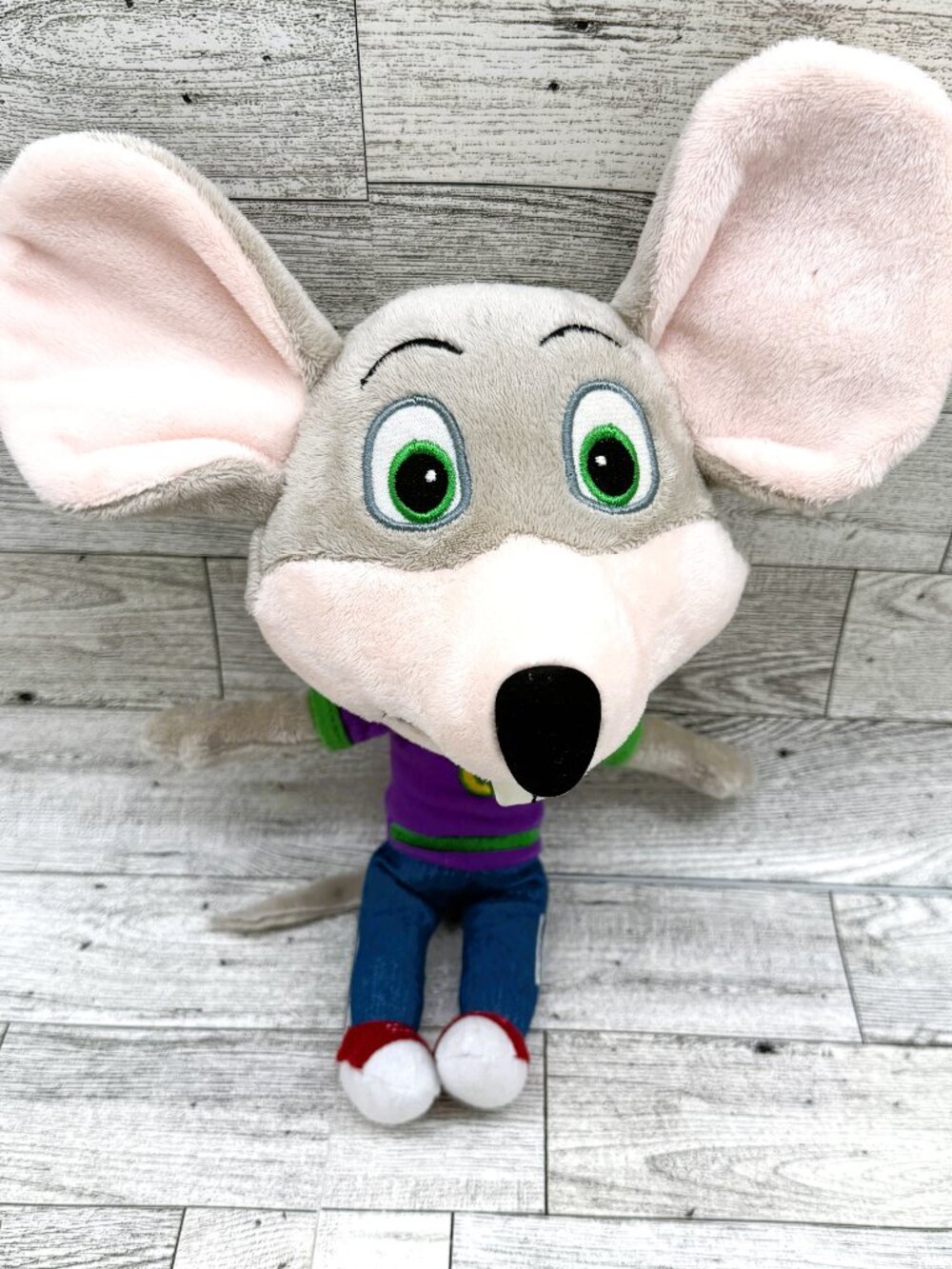 Chuck E. Cheese Pizza 12" Mouse Plush Toy